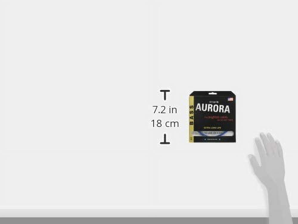 Aurora AURBLUB-45 Standard 45 M Gauge Bass Guitar Strings- Blue