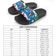 thumbnail image 2 of GZHJMY Stylish Slides for Women Men, Rugby Theme Soft Flexible Slip-on Sandals Slippers, 2 of 7
