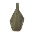 thumbnail image 3 of Scoop Women's Faux Suede Hobo Tote Bag, Olive, 3 of 4