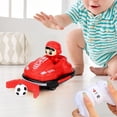 thumbnail image 1 of Coches de dibujos animados RC para niños, coche de velocidad RC, coche de carreras de juguete para niños, mini vehículos eyectores controlados a Juego de coches de fútbol, 1 of 8