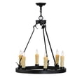 thumbnail image 2 of Meyda Tiffany 143056 Deina 6 Light 24" Wide Taper Candle Ring Chandelier, 2 of 4