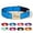 Blue, variant on Pet Artist Personalized Durable Nylon Dog Collars Soft Padded Waterproof Name Number Engraved Metal Buckle for Small/Medium/Large Breeds