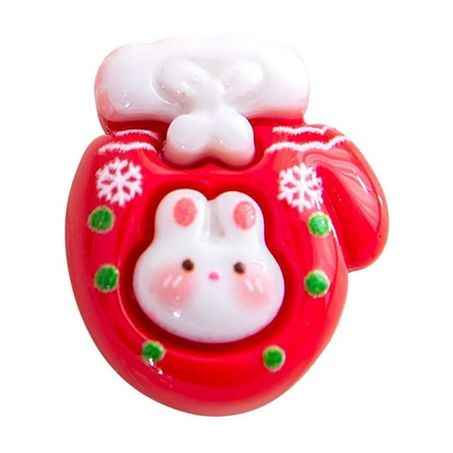 Leodye 3D Santa Christmas Refrigerator Magnets - DIY Decorative Stickers