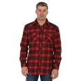thumbnail image 1 of Gioberti Men's Western Brushed Flannel Plaid Checkered Shirt w/ Snap-on Button, 1 of 5
