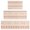 Pink Geometric Striped, variant on Pink Geometric Striped Pattern Kitchen Rugs Sets Of 3,Kitchen Runner Rugs Non Skid Washable,Decorative Kitchen Floor Mats for Kitchen,Sink,Laundry,17"x30" 17"x47" 17"x59"