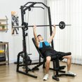 thumbnail image 2 of Soozier Home Gym Machine, 3 in 1 Smith Machine with Adjustable Bench, 2 of 10