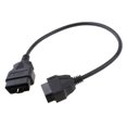 thumbnail image 4 of Cable de Extensión Conector de Alambre 16 Pines Negro 0.5 m Sistemas de Diagnóstico de Motor Yotijar OBD2 Extension Splitter Cable, 4 of 8