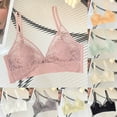 thumbnail image 4 of XFLWAM Women's Lace Sexy Bra See Through Sheer Unlined Full Coverage Bras Bralette Wireless Bra Everyday Strappy Lingerie, 4 of 4