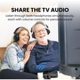 thumbnail image 4 of Avantree HT41899 Plus 2 - Dual Bluetooth 5.3 Wireless Headphones for TV with Transmitter and Charging Docks, aptX Adaptive & Low Latency, Compatible with TVs with Optical or 3.5mm AUX, 4 of 8