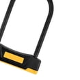 thumbnail image 2 of Candado en U para bicicleta, candado de seguridad antirrobo con 2 llaves, accesorios para bicicleta (amarillo), 2 of 3