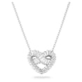 thumbnail image 1 of Collar con colgante Swarovski Matrix con cristales transparentes de rodio, 1 of 5