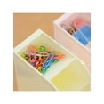 thumbnail image 3 of 1pc Plain Pen Holder, Desktop Stationery Storage Box For Home, Office, 3 of 5