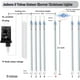 thumbnail image 4 of Guirnalda de luces navideñas Aukora Meteor Shower, 8 tubos, 192 LED, 4 of 7