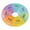 Multicolor, variant on XINGAG Round Weekly Pill Organizer, Travel Pill Container 7 Day, Portable Travel Storage Case for Vitamin Supplement Fish Oil