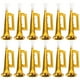 thumbnail image 3 of 12 trompetas de plástico para hacer ruido, juguetes para niños, accesorios de animación para partidos de fútbol, regalos para fiestas de cumpleaños (doradas), 3 of 8
