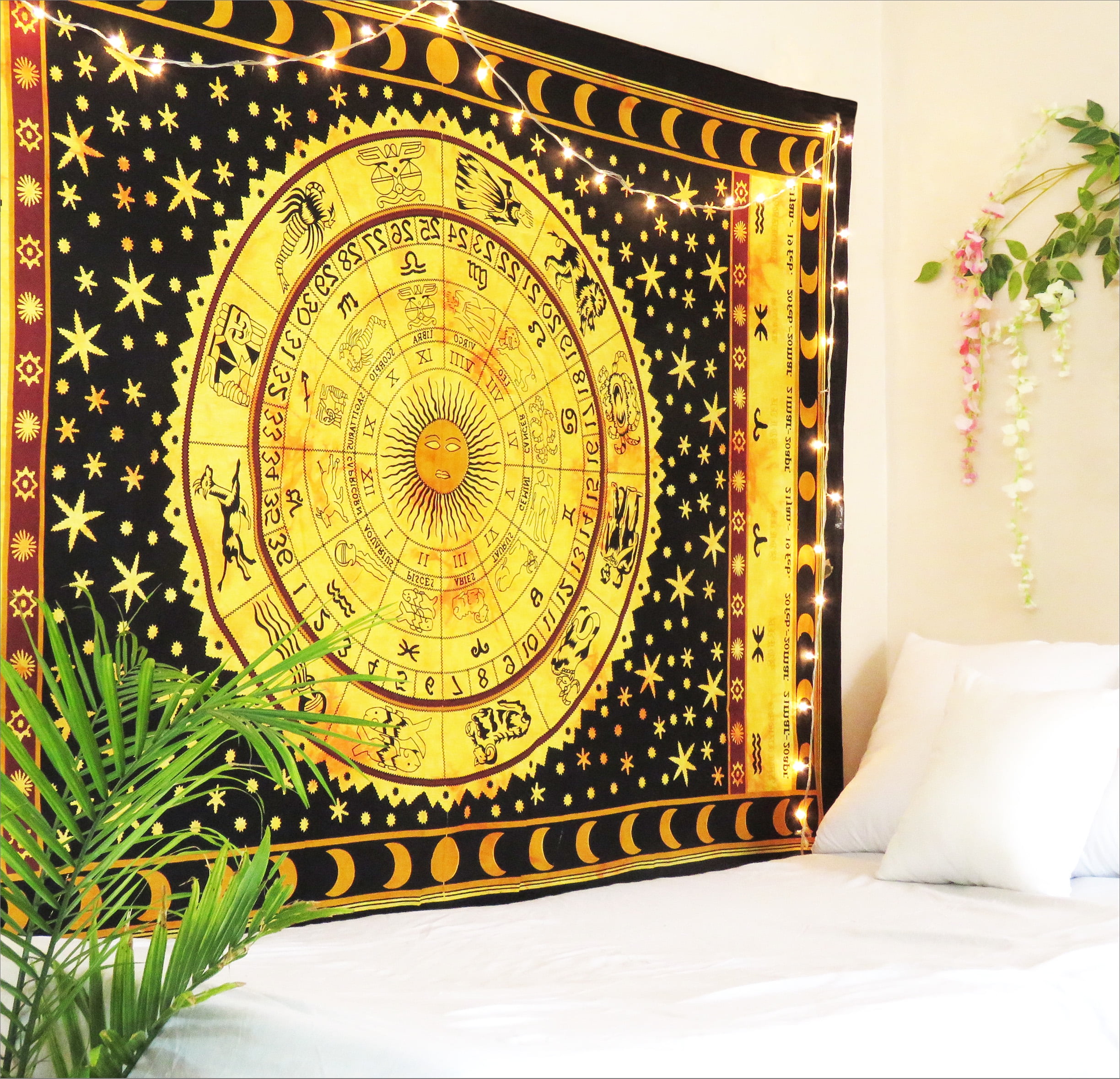 80 x 60in Neasyth Wall Hanging Tarot Tapestry Meditation Divination Ethnic Tapestries Art Rugs Polyester for Home Decor The Star