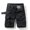 Black, variant on cllios Mens Cotton Casual Cargo Shorts Lightweight Elastic Waist Work Shorts Outdoor Work Shorts Straight Leg Hiking Shorts with Multi Pockets