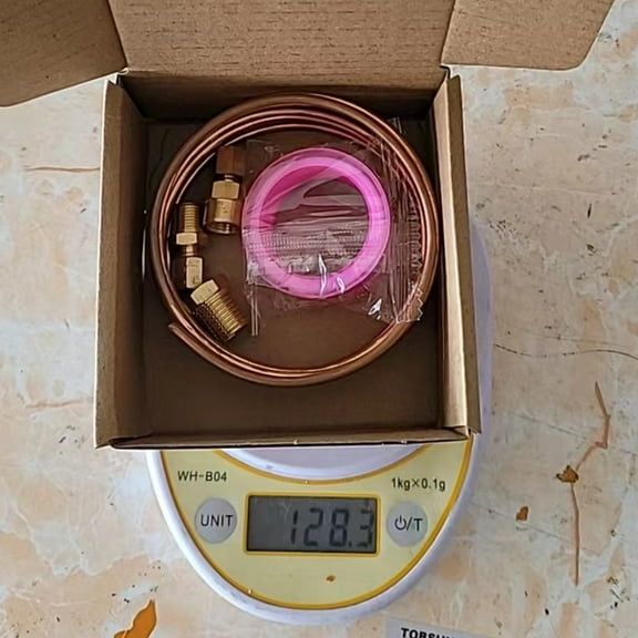 Complete 72 Inch Oil Pressure Gauge Tubing Kit With Essential Fittings