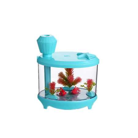 

Fish Tank Portable Mini Humidifier 460ml Cold Mist Small Humidifier USB Quiet Operation Desktop Humidifier for Baby Bedroom Travel Office Home