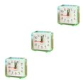 thumbnail image 1 of jesticaly Pointer Alarm Clock Decoration Bedside Table Clocks Travel School Kitchen Cooking Baking Work Timer Gift Home Decor Green 3Set, 1 of 6
