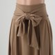 thumbnail image 5 of Gibobby faldas para mujer corta Falda de cintura alta elegante para mujer Faldas largas plisadas con en la parte delantera(Caqui， M), 5 of 5