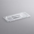 thumbnail image 5 of TrueCraftware- 1/3 Size Solid Polycarbonate Handled Food Pan Lid Clear Color- Food Storage Container Cover Restaurant Commercial Hotel Pans Cover for Food Prep Fruits Vegetables Beans Corns, 5 of 5