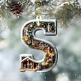 thumbnail image 6 of PRETXORVE Home Decor, Room Decor, 26 Alphabet Christmas Tree Decoration Pendants - Personalized Diy Christmas Decorations - Christmas Tree Hanging Decoration Features, 6 of 7