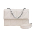 thumbnail image 4 of Bolso pequeño rombal para mujer, elegante y moderno, con cadena, para uso diario, bandolera de hombro con textura alta, 4 of 6