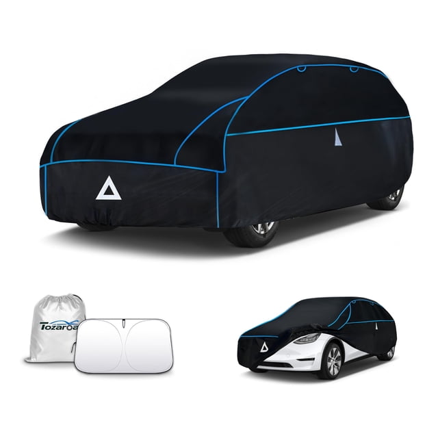 Funda para auto Tozaroa para SUV, protector contra granizo de 462 a 483 cm