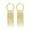 Golden, variant on ievspot 1 Pair Women Ear Alloy Electroplated Ear Decoration Jewelry Lady Prom Hanging Earring Party Dangle Earrings