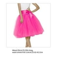 thumbnail image 3 of Women Adult Tutu Skirt Fashion Elastic Waist A-Line Skirts 65cm 7 Layers Tulle Skirts Prom Party Petticoat, 3 of 9