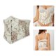 thumbnail image 2 of Versatile Royal Style Waist Trainer Elegant Embroidered Corset Belt Comfortable Body Shaper For Outfits floral XXL, 2 of 4