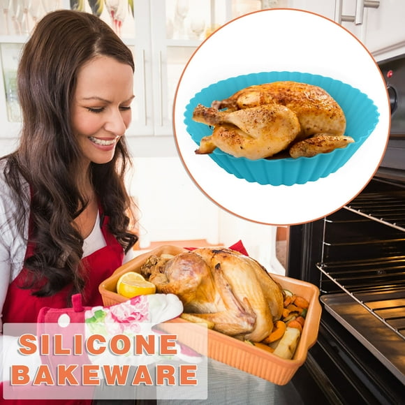 Reemplazo de la olla de silicona de la freidora de aire de los revestimientos de papel pergamino No más cesta de limpieza después de usar la freidora de aire - Freidoras de aire aptas para alimentos Wmkox8yii hjk6059