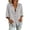 Gray, variant on Sheghy Womens Long Sleeve Tops 100%Cotton Women's Solid Loose Casual Crew Neck Button Down Long Sleeve Cardigan Top with Pockets