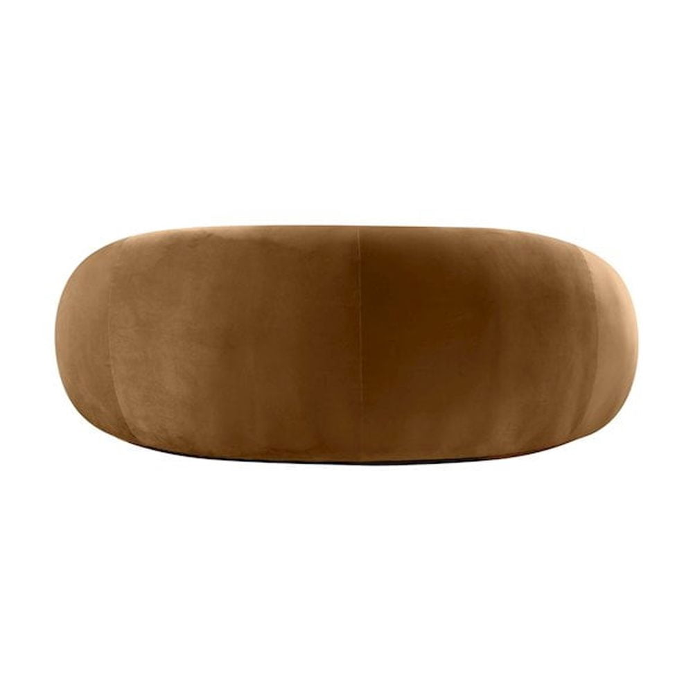 Meridian Furniture Emery Saddle Velvet Loveseat