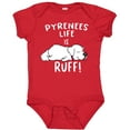 thumbnail image 3 of Inktastic Pyrenees Life is Ruff Great Pyrenees Boys or Girls Baby Bodysuit, 3 of 5
