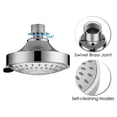 thumbnail image 4 of axGear Pommeau de Douche Haute Pression de 4 Pouces avec 5 Réglages, Fini Chrome, Joint à Bille Pivotant, 4 of 6