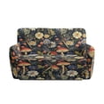 thumbnail image 4 of Jiueut Mushroom Dragonfly Daisy Flower Pattern Recliner Loveseat Slipcover, Polyester Spandex Couch Cover Elastic Reclining Chair Covers Universal Fit for Most Sofa Couch, 4 of 7