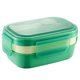 thumbnail image 1 of Caja de almuerzo Irfora Fiambrera Bento Box de 1,9 L con juego de utensilios, 8 compartimentos, 3 contenedores apilables, gran capacidad para adultos, niños, Camping, oficina Irfora Caja de almuerzo, 1 of 5