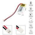 thumbnail image 3 of YDL 3.7V 70mAh Battery 401220 Lithium Polymer Ion Rechargeable Li-ion Li-Po Battery with 2P PH 2.0mm Pitch Connector, 3 of 5