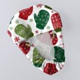 thumbnail image 5 of Wutalume Christmas Print Adjustable Work Beanie, Casual Washable Skull Cap for Women, Perfect for Nurse, Chef, or Salon, Ponytail Friendly,Army Green, 5 of 6