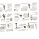 thumbnail image 3 of 5 Sheet Flower Plant Stickers Set Transparent Decorative Stickers Decals for DIY Craft Card Making Journaling, 3 of 3