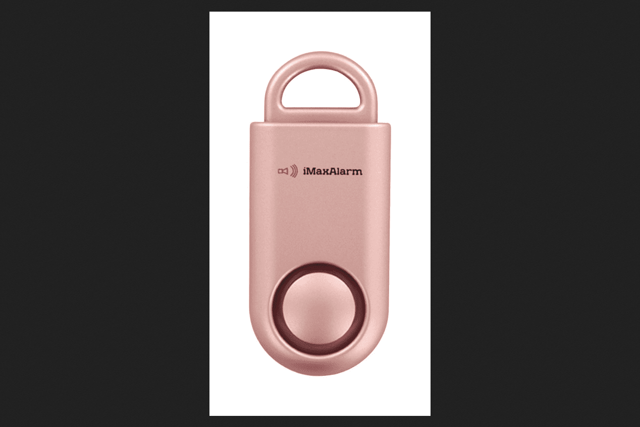 iMaxAlarm Portable Personal Security SOS Alarm Emergency Tamperproof Gold 