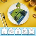 thumbnail image 6 of FANNA Polyester Cloth Napkins - Premium Party Dinner Decoration Washable Napkins for Dining Table, Home, Hotel, Banquet - Farmhouse Decor 4 PCS, 6 of 7