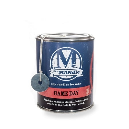 Eco Candle Co. The Mandle Soy Candle for Men - Scents of Freshly Cut Grass - Game Day 15 oz. Paint Can - 100% Soy Wax No Lead Hand Poured Phthalate Free Made from Midwest Grown Soybeans