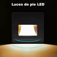 thumbnail image 4 of 3 Pcs Step Light 1.5W 3000K Warm White Soft Lighting Embedded Stair Step Lamp for Bedside Corridor Staircase, 4 of 8