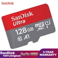 thumbnail image 2 of Sandisk-tarjeta de memoria Ultra Micro SD TF, alta velocidad, Clase 10, uhs-i, A1, Microsdxc, 128, 256, 64, 32 GB Fivean unisex, 2 of 2