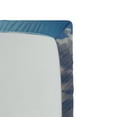 thumbnail image 2 of Ambesonne Landscape Fitted Sheet, Summer Rural Houses, Full Size, Green White Blue, 2 of 2