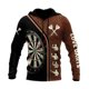 thumbnail image 3 of Sudadera con capucha y estampado de dardos en 3D para hombre, sudadera con capucha de manga larga personalizada de Harajuku, ropa de calle informal de gran tamaño, jerséis para hombre, 3 of 5