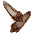 thumbnail image 1 of Zapatos de vestir de gamuza SAILING LU para mujer, talla 7.5, color marrón, 1 of 7